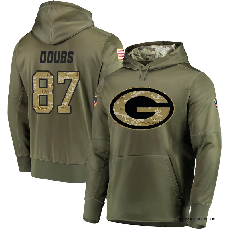 Romeo Doubs Green Bay Packers Youth Legend Olive Salute to Service T-Shirt